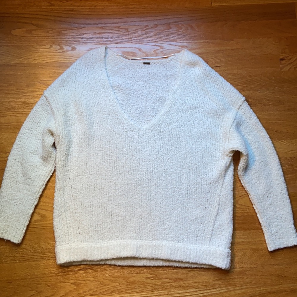 Free People Off White Sweater -XS